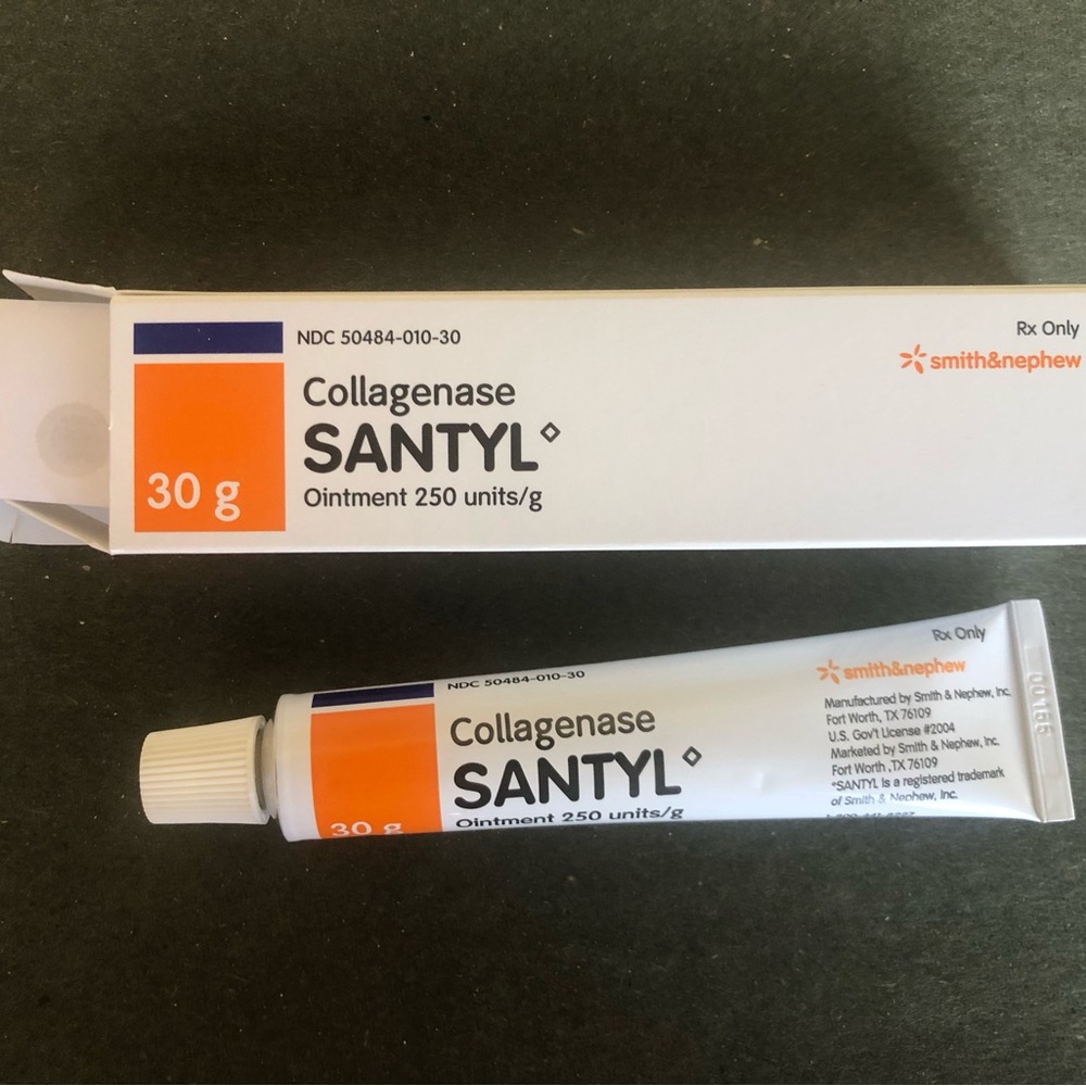 Santyl Collagenase Ointment 30g 250units/g